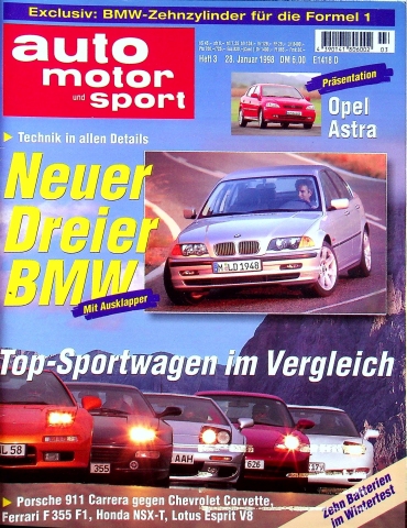 Deckblatt Auto Motor und Sport (03/1998)